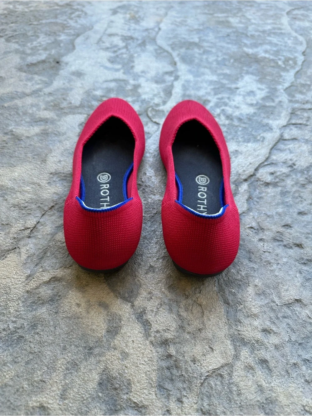 Rothy’s Daily Flats Women’s Size 8.5 Cherry Red Shoes